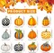 54 Pcs Fall Party Decorations – Pumpkin Hanging Swirls for Thanksgiving & Autumn Parties